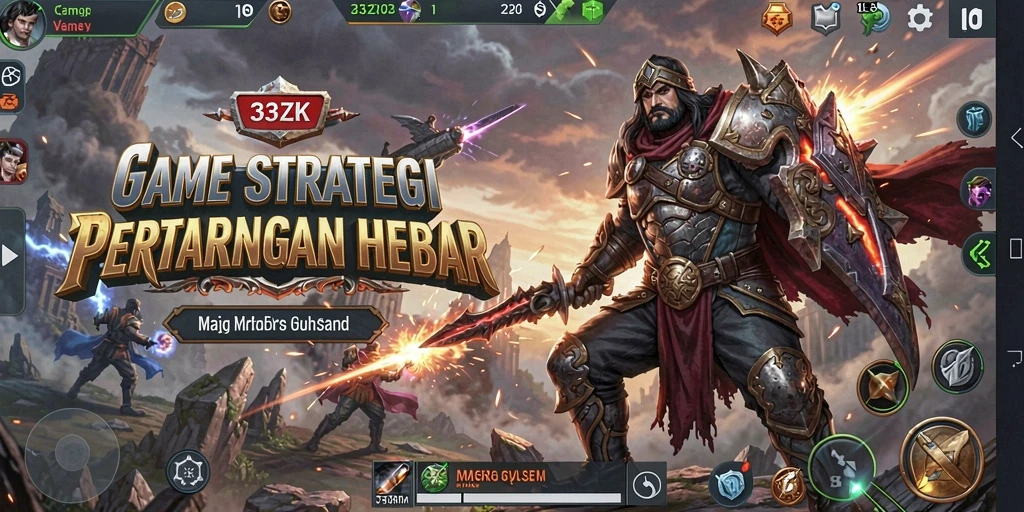 Tampilan gameplay menarik dalam game SLG 33ZK.