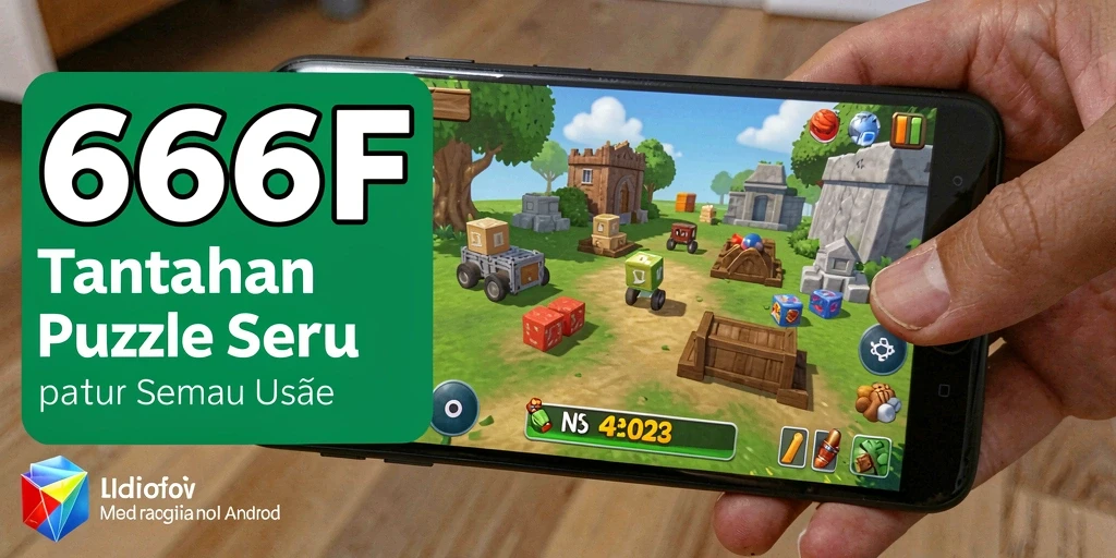 Tampilan gameplay 666F dengan berbagai teka-teki menarik.