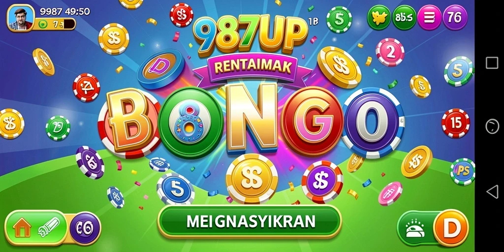 Tampilan gameplay seru dalam game Bingo 987UP.