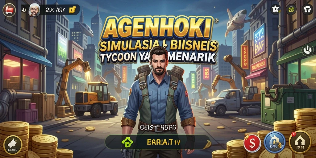 Tampilan gameplay AGENHOKI yang menarik dan interaktif.