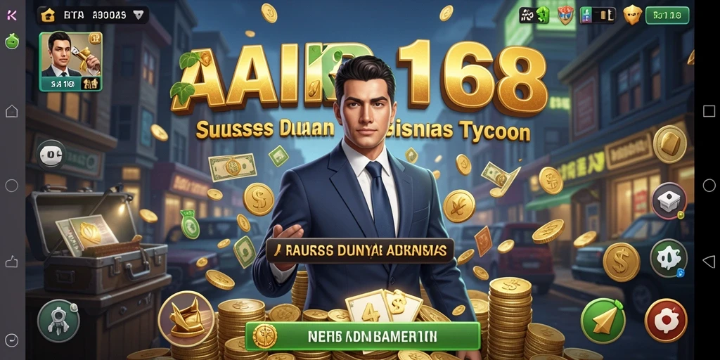 Gameplay menarik di dunia bisnis Tycoon yang kompetitif.