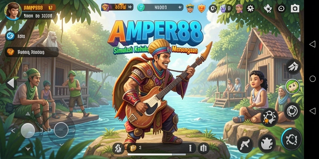 Tampilan gameplay AMPER88 yang menarik dan interaktif dalam simulasi kehidupan.