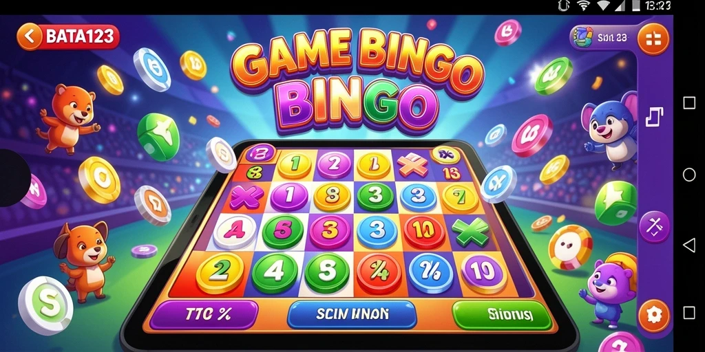 Tampilan utama gameplay Bingo yang seru dan interaktif.
