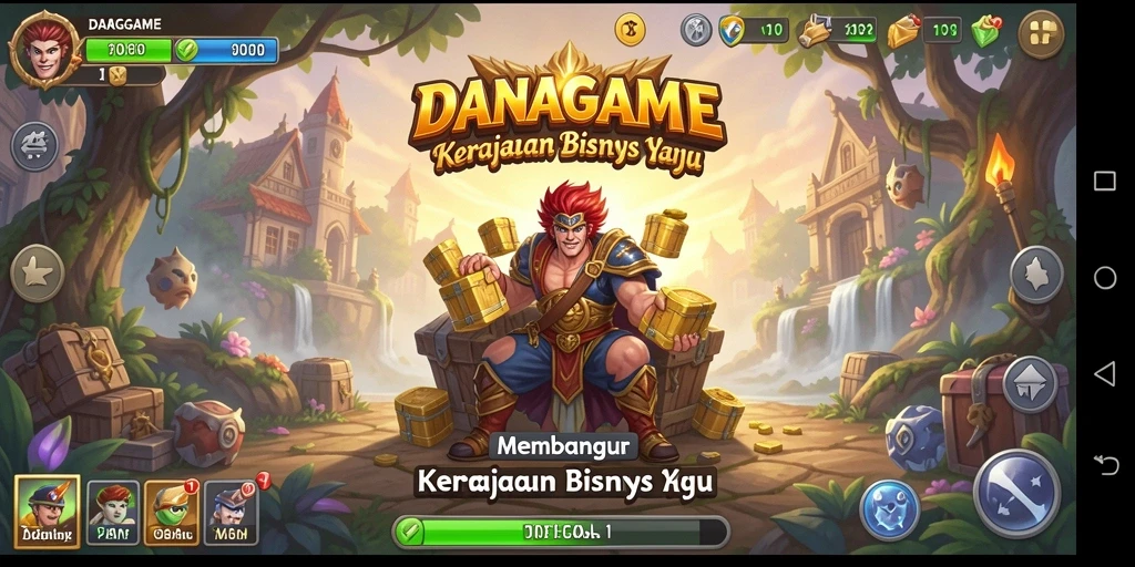Tampilan screenshot menunjukkan pengalaman gameplay Tycoon yang seru.