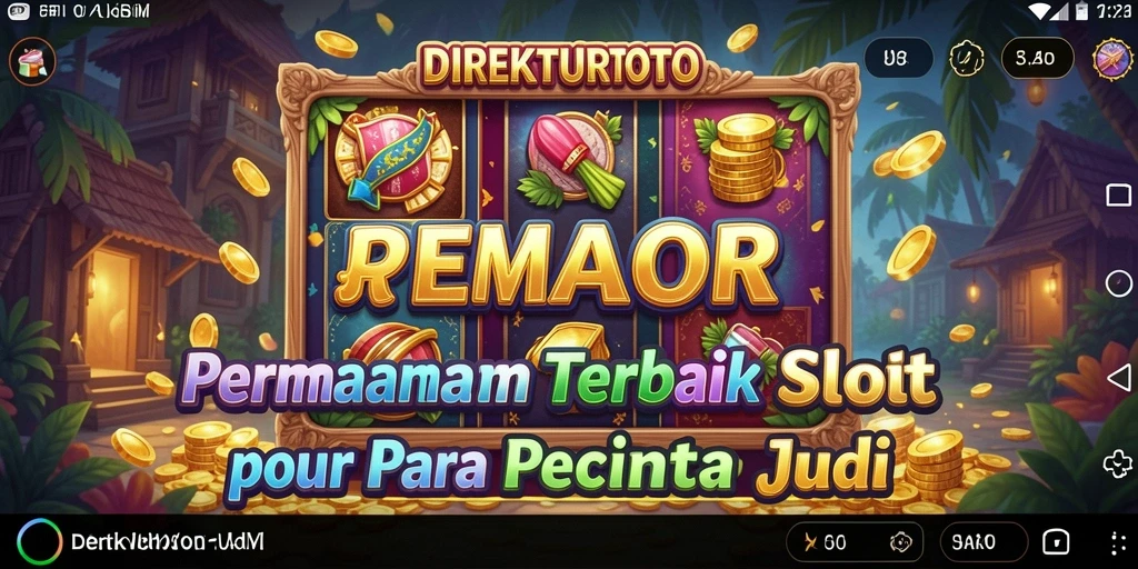 Tampilan gameplay menarik dari DIREKTURTOTO dengan suasana Slot yang mendebarkan.