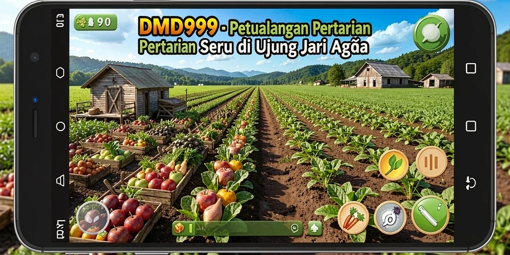 Gameplay seru DMD999 dengan aktivitas pertanian yang menantang.