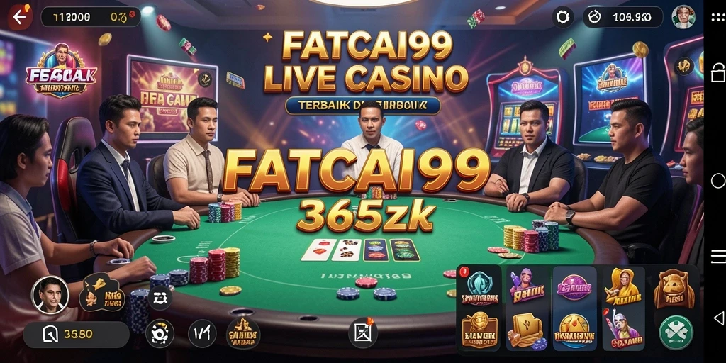Tampilan menarik pada gameplay Live Casino FATCAI99.