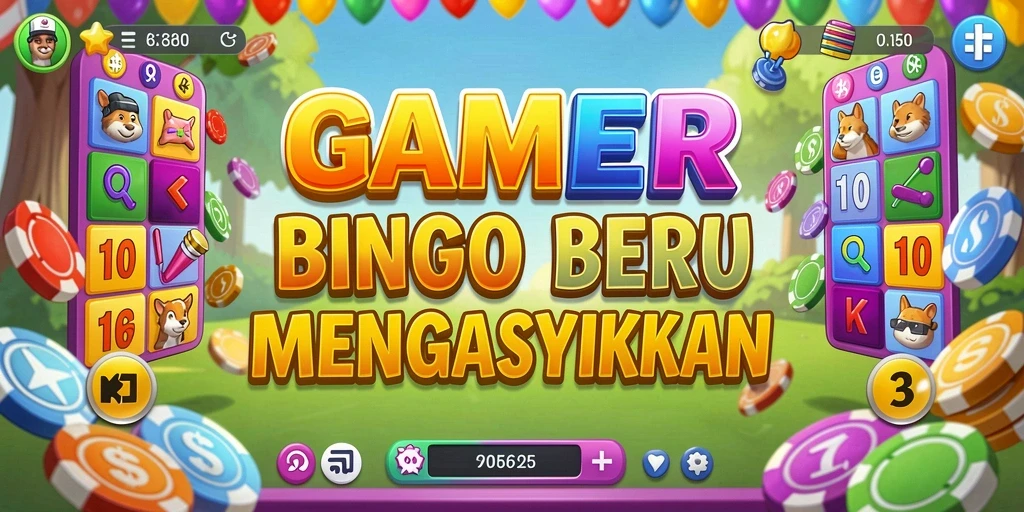 Tampilan gameplay seru dalam aplikasi Bingo GAMERP.
