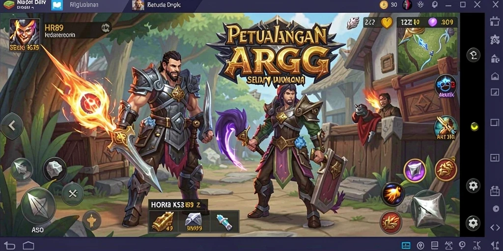 Gameplay mendebarkan dalam dunia ARPG yang indah.