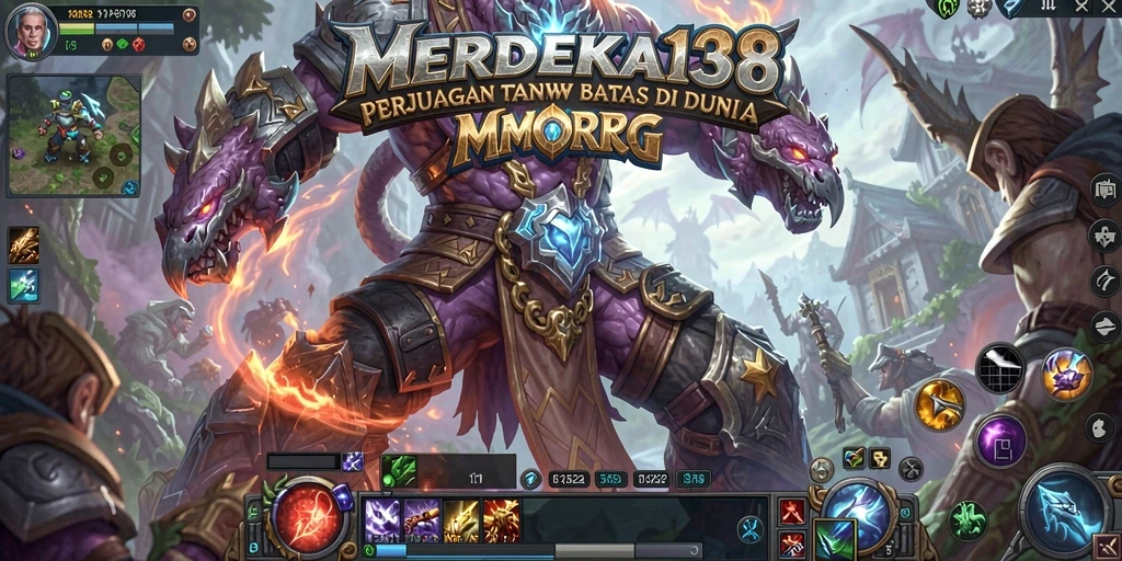 Tampilan gameplay seru dalam MERDEKA138 dengan pertempuran epik.