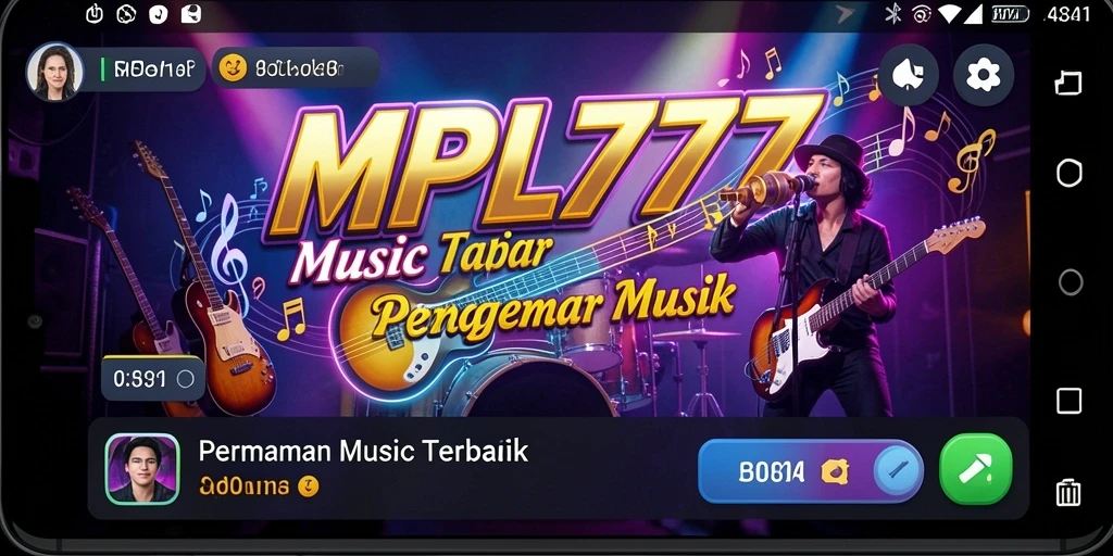 Tampilan gameplay MPL777 dengan berbagai tantangan musik yang menarik.