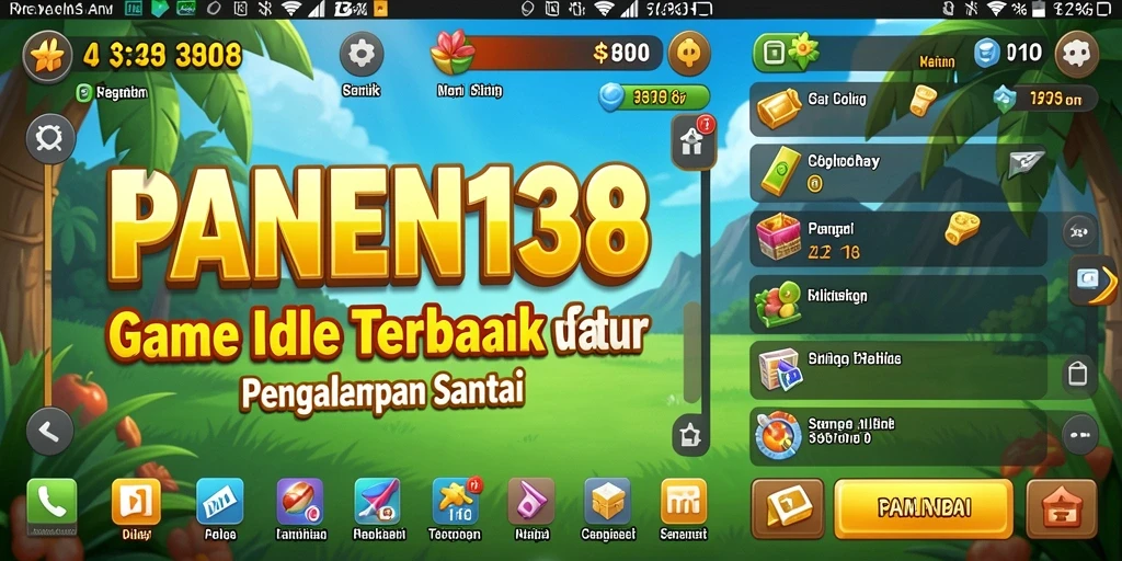 Tampilan gameplay seru dan menarik dalam PANEN138.