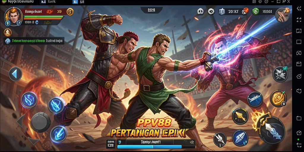 Gameplay seru dari PPV88 dengan aksi pertarungan yang memukau.