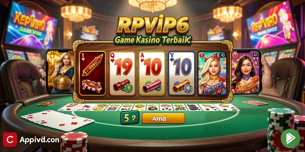 Tampilan menarik dari gameplay Kasino RPVIP6 yang menegangkan.