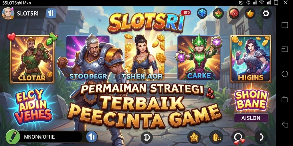 Tangkapan layar utama dari gameplay SLOTSRI yang dinamis dan strategis.