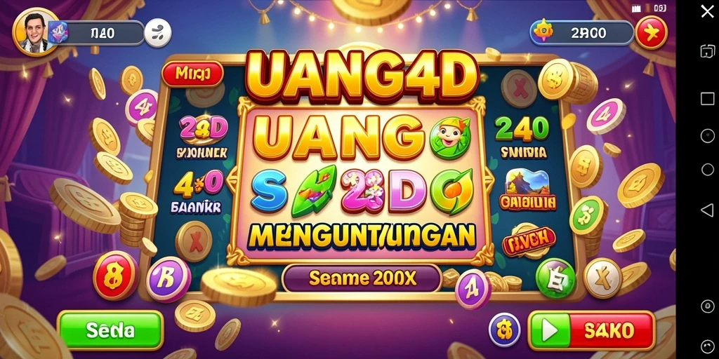 Screenshot utama UANG4D menampilkan keseruan gameplay Bingo.