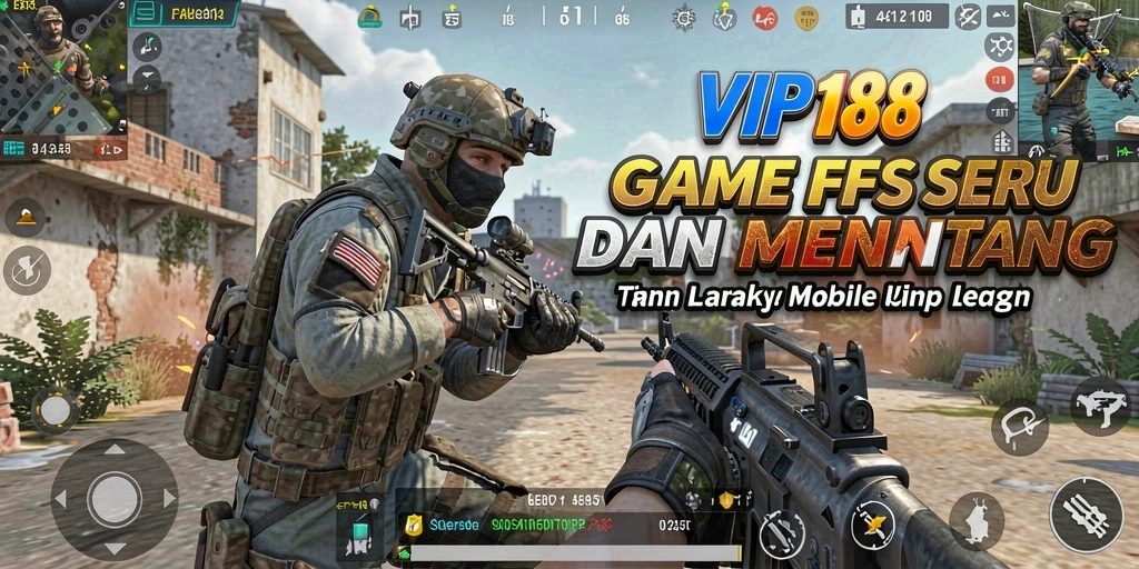 Tampilan menegangkan dari gameplay FPS VIP188 yang memukau.